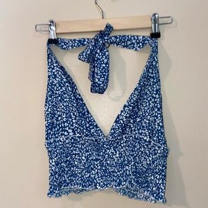 Crop halter top
